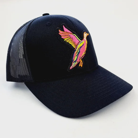 Black Pond Duck Hunting Richardson 112 Trucker Mesh Snapback Hat Cap