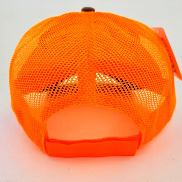 Tennessee Volunteers Camouflage Mesh Snapback Cap Hat Neon Orange
