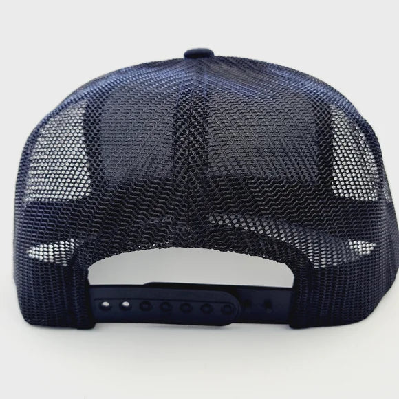 Dekalb Flat Bill Trucker Mesh Snapback Hat Cap Embroidered Patch