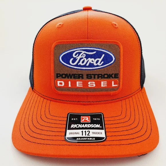 Ford Richardson 112 Trucker Cap Hat Mesh Snapback Embroidered Patch