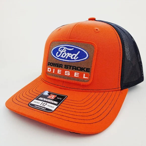 Ford Richardson 112 Trucker Cap Hat Mesh Snapback Embroidered Patch