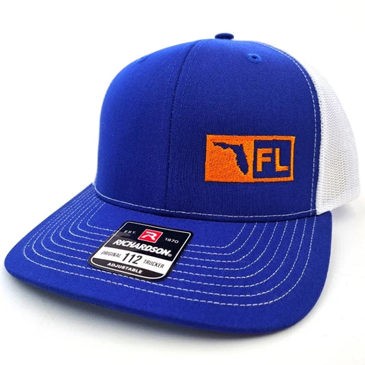 Florida State Richardson 112 Trucker Cap Hat Mesh Snapback Blue & White