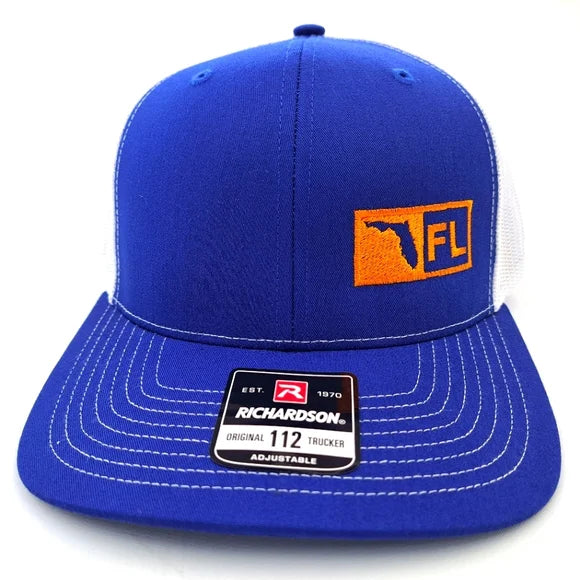 Florida State Richardson 112 Trucker Cap Hat Mesh Snapback Blue & White