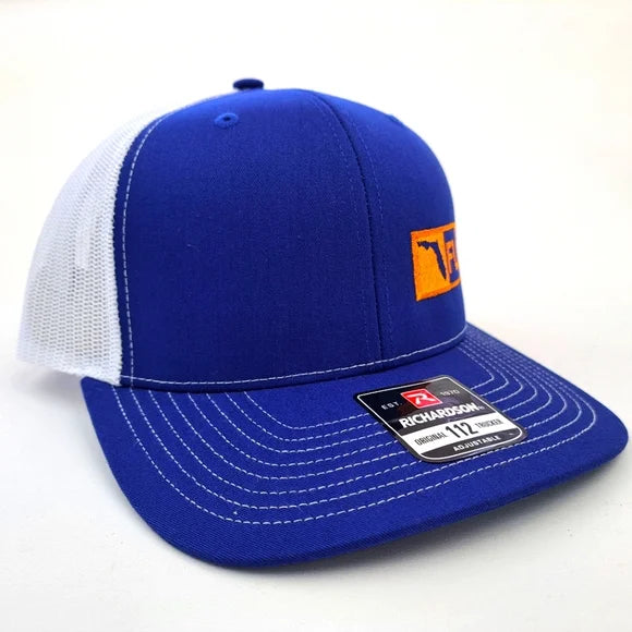 Florida State Richardson 112 Trucker Cap Hat Mesh Snapback Blue & White