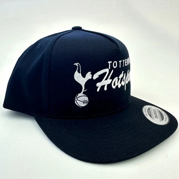 Tottenham Hotspur FC Flat Bill Solid Snapback Hat Cap Embroidered