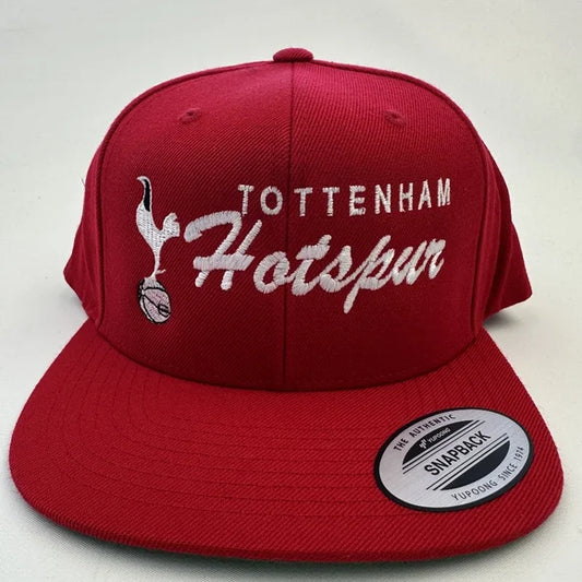 Tottenham Hotspur FC Flat Bill Solid Snapback Hat Cap Embroidered