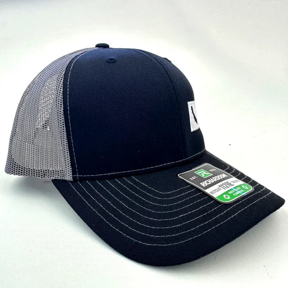 California State Richardson 112 Trucker Cap Hat Mesh Snapback Black & Gray
