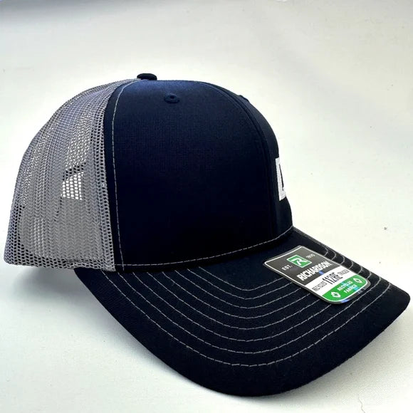 Alabama State Richardson 112 Trucker Cap Hat Mesh Snapback Black & Gray