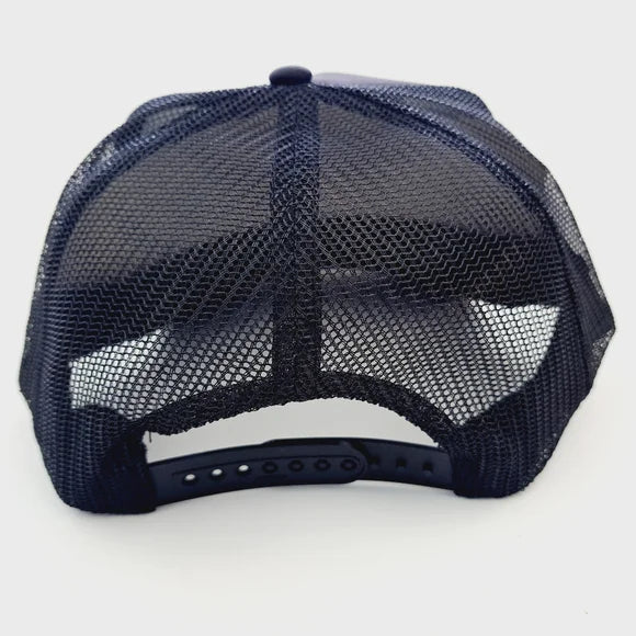 Los Angeles Raiders Foam Trucker Mesh Snapback Cap Hat Black