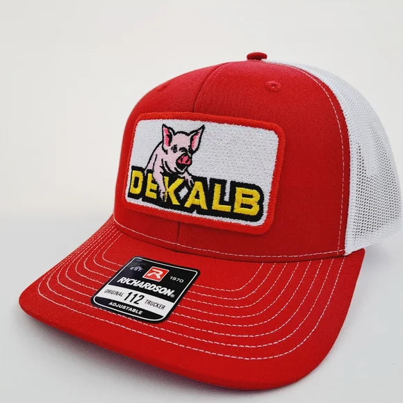 Dekalb Richardson 112 Trucker Cap Hat Mesh Snapback Textured Patch
