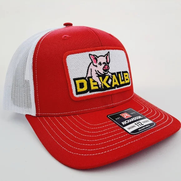 Dekalb Richardson 112 Trucker Cap Hat Mesh Snapback Textured Patch