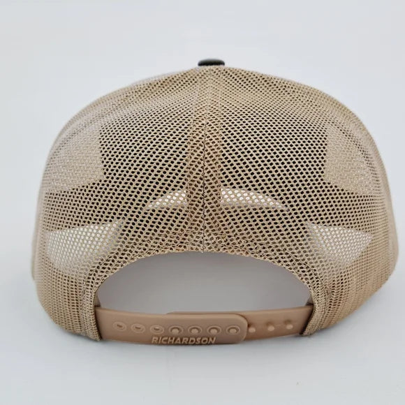 Black Pond Turkey Hunter Richardson 112 Trucker Mesh Snapback Hat Cap