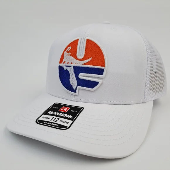 Florida Gators Richardson 112 Trucker Cap Hat Mesh Snapback Embroidered Patch