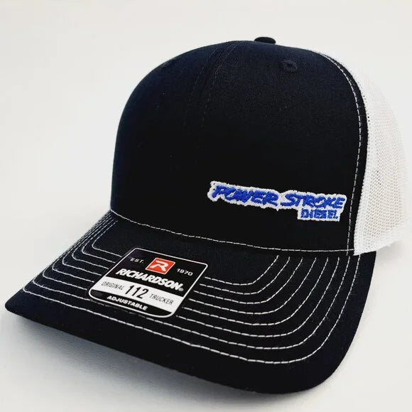 Richardson 112 Ford Powerstroke Diesel Embroidered Trucker Cap Hat Mesh Snapback