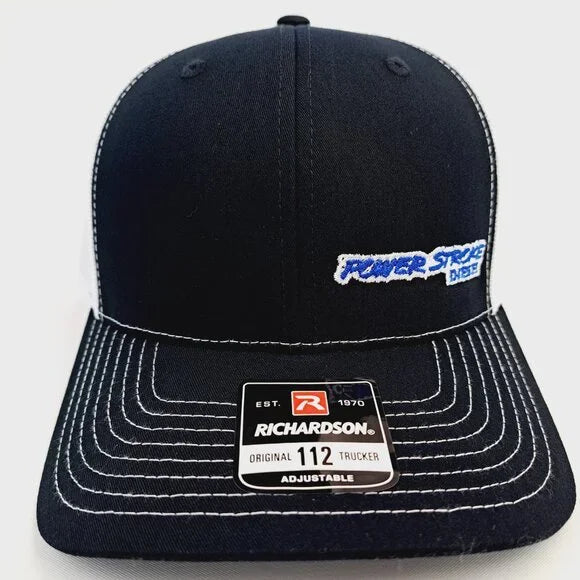 Richardson 112 Ford Powerstroke Diesel Embroidered Trucker Cap Hat Mesh Snapback