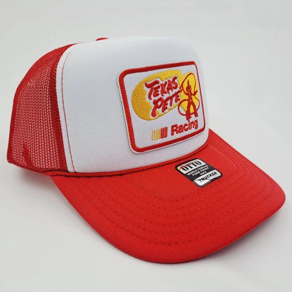 Texas Pete Embroidered Patch Foam Trucker Mesh Snapback Cap Hat