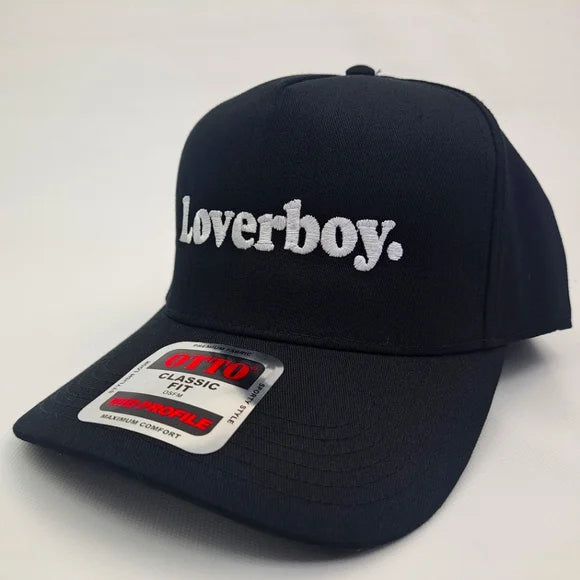 Loverboy Embroidered Curved Bill Trucker Snapback