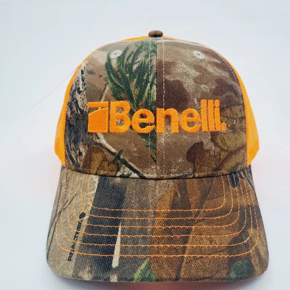 Benelli Shotguns Embroidered Patch Curved Bill Mesh Snapback Cap Hat