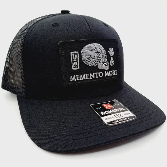 Memento Mori Richardson 112 Trucker Mesh Snapback Hat Cap Embroidered Patch