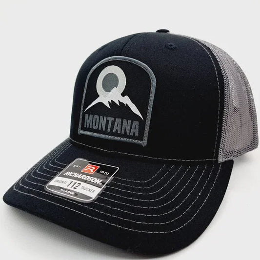 Montana Woven Patch Hat Cap Richardson 112 Trucker Style Mesh Snapback