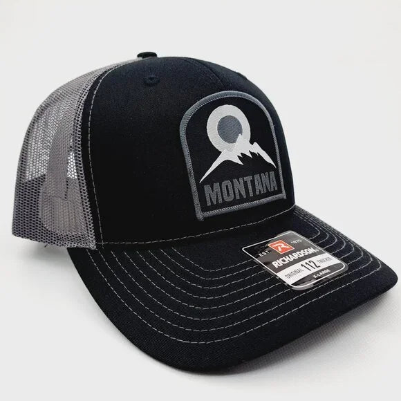 Montana Woven Patch Hat Cap Richardson 112 Trucker Style Mesh Snapback
