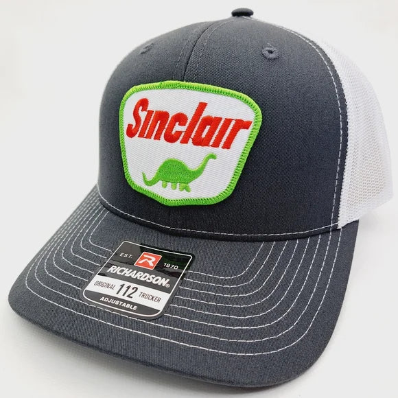 Sinclair Gasoline Vintage Patch Richardson 112 Trucker Cap Hat Mesh Snapback