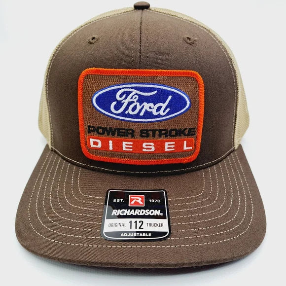Ford Richardson 112 Trucker Cap Hat Mesh Snapback Embroidered Patch