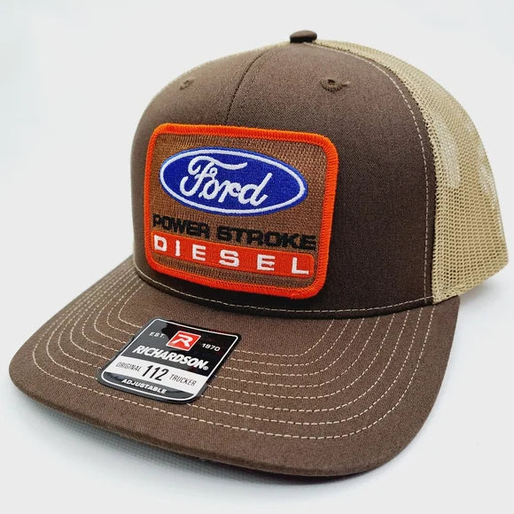 Ford Richardson 112 Trucker Cap Hat Mesh Snapback Embroidered Patch