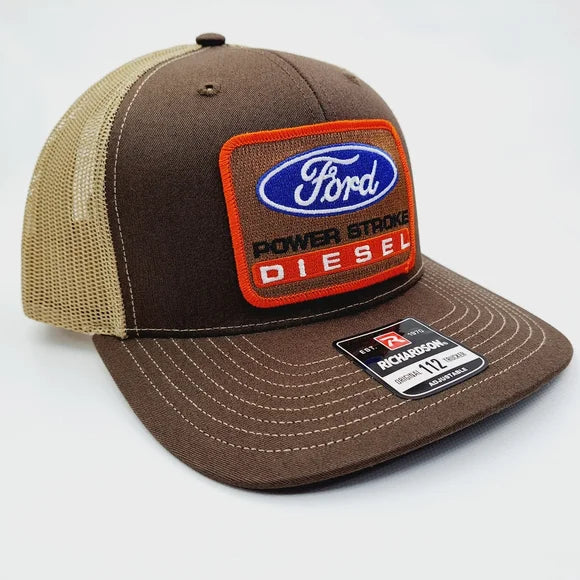 Ford Richardson 112 Trucker Cap Hat Mesh Snapback Embroidered Patch