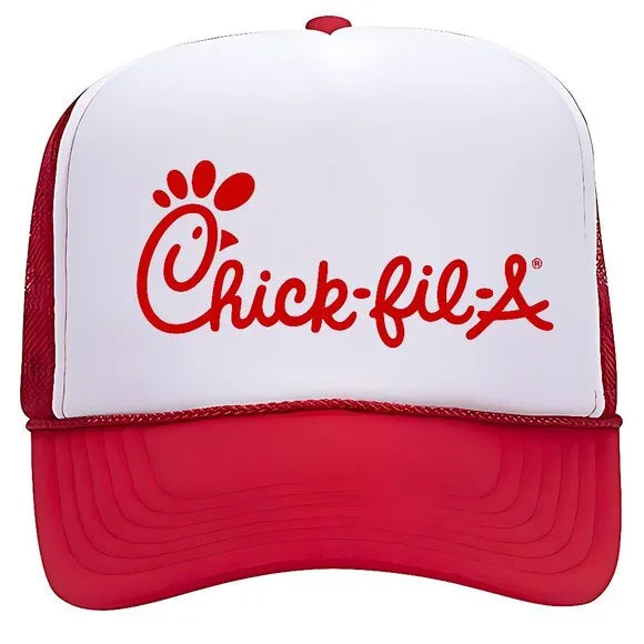 Chick-Fil-A Logo Foam Trucker Mesh Snapback Hat