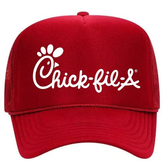Chick-Fil-A Logo Foam Trucker Mesh Snapback Hat