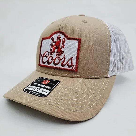 Coors Embroidered Patch Richardson 112 Trucker Mesh Snapback Hat Cap