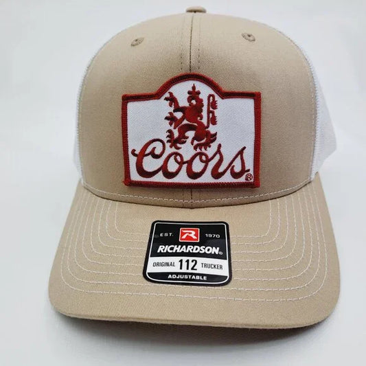 Coors Embroidered Patch Richardson 112 Trucker Mesh Snapback Hat Cap