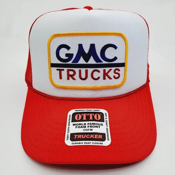 GMC Foam Trucker Mesh Snapback Hat Embroidered Patch