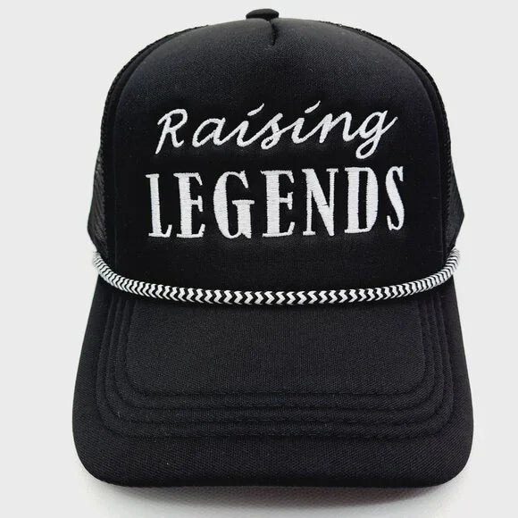 Raising Legends Foam Trucker Mesh Snapback Hat Embroidered
