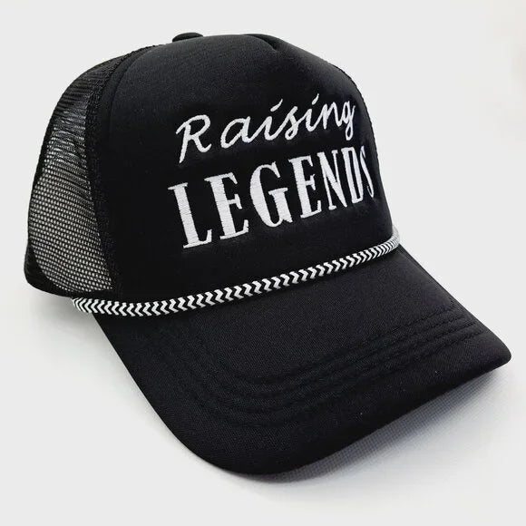 Raising Legends Foam Trucker Mesh Snapback Hat Embroidered