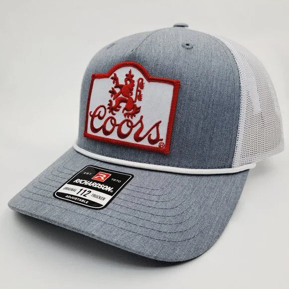 Coors Embroidered Patch Richardson 112 Trucker Mesh Snapback Hat Cap