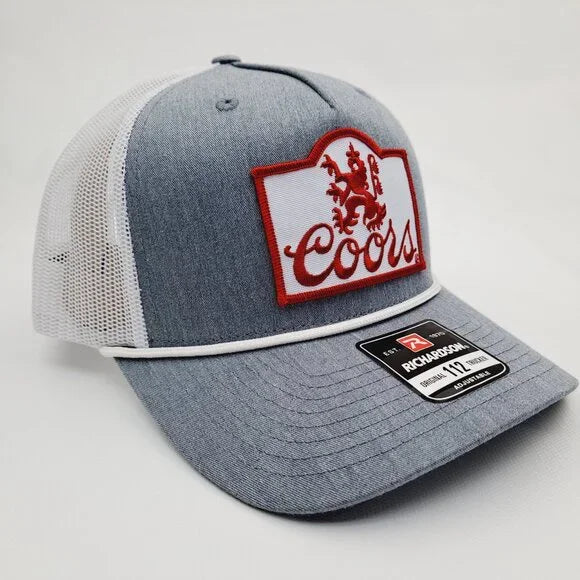 Coors Embroidered Patch Richardson 112 Trucker Mesh Snapback Hat Cap