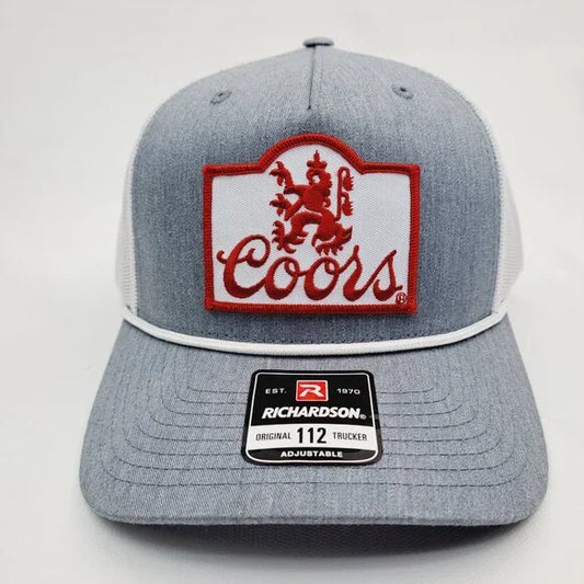 Coors Embroidered Patch Richardson 112 Trucker Mesh Snapback Hat Cap