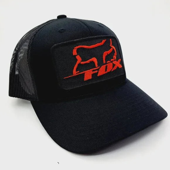 Fox Racing Richardson 112 Trucker Cap Hat Mesh Snapback Embroidered Patch