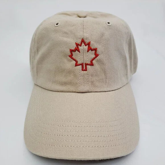 Canada Canadian Maple Leaf Relaxed Cotton Hat Cap