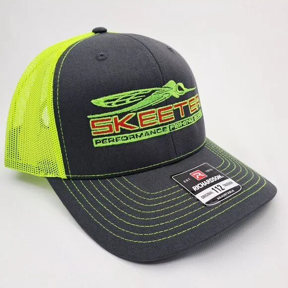 Skeeter Boats Richardson 112 Trucker Mesh Snapback Hat Cap Hi-Vis Yellow