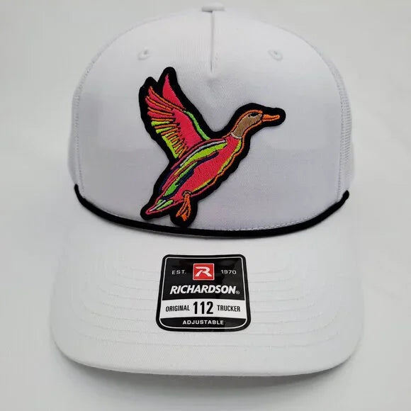 Black Pond Duck Hunting Richardson 112 Trucker Mesh Snapback Hat Cap