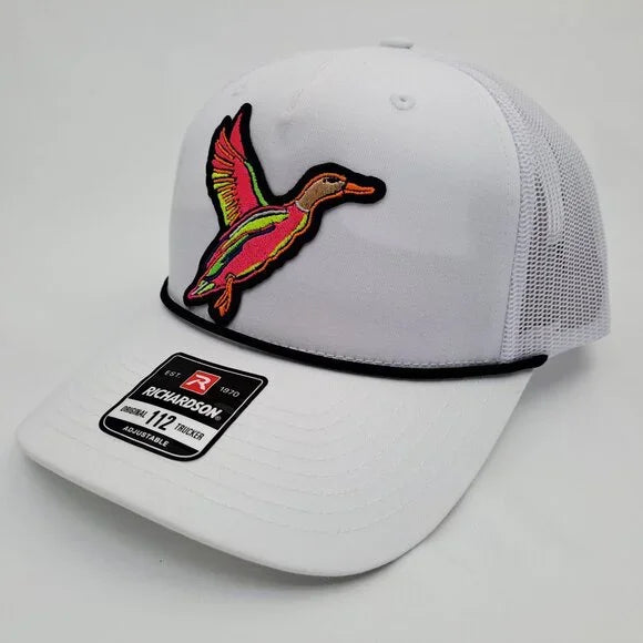 Black Pond Duck Hunting Richardson 112 Trucker Mesh Snapback Hat Cap