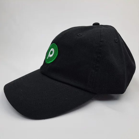 Publix Embroidered Logo Relaxed Dad Hat Cap Black
