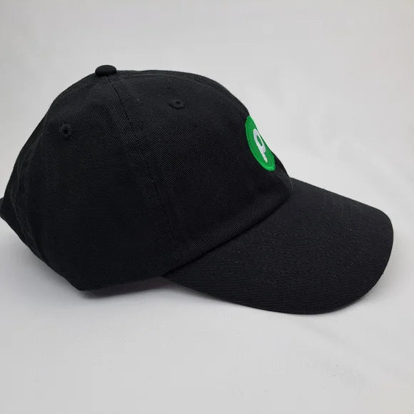 Publix Embroidered Logo Relaxed Dad Hat Cap Black