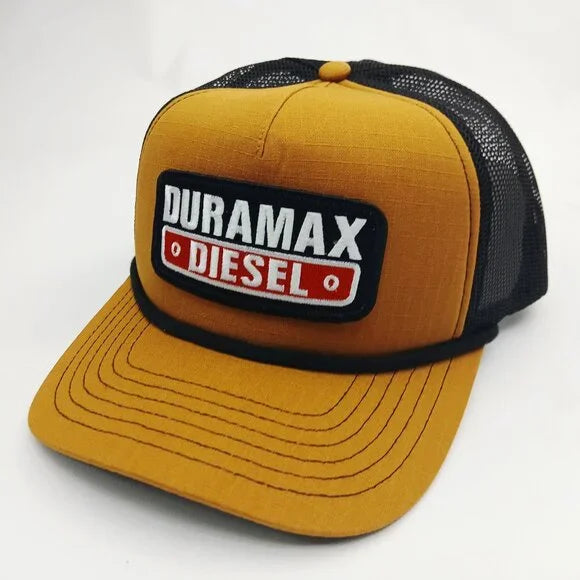 Duramax Diesel Embroidered Patch Ripstop Foam Trucker Cap Hat Mesh Snapback