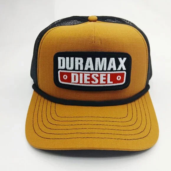 Duramax Diesel Embroidered Patch Ripstop Foam Trucker Cap Hat Mesh Snapback