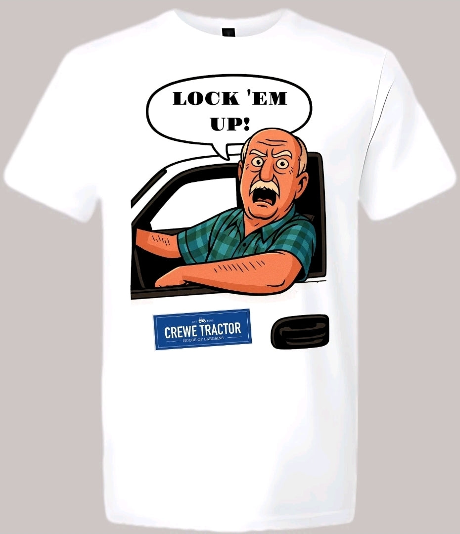 Trey Taylor Crewe Tractor  t-shirt Written Permission