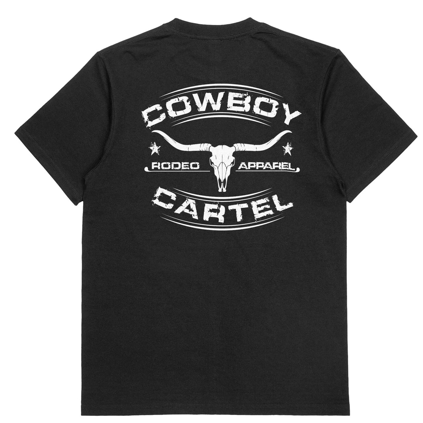 Cowboy Cartel Rodeo Apperal T-shirt Unisex 100% Cotton Black